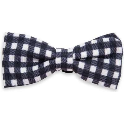 Dog's Life Bow Tie - Black and White Checkered (Black)