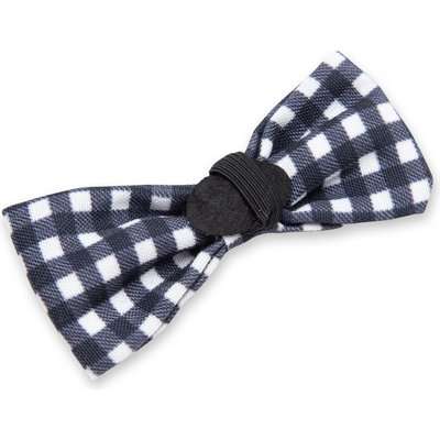 Dog's Life Bow Tie - Black and White Checkered (Black)