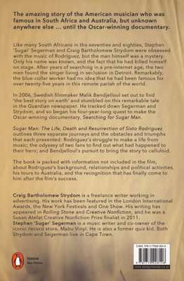 Sugar Man - The Life, Death And Resurrection Of Sixto Rodriguez (Paperback)