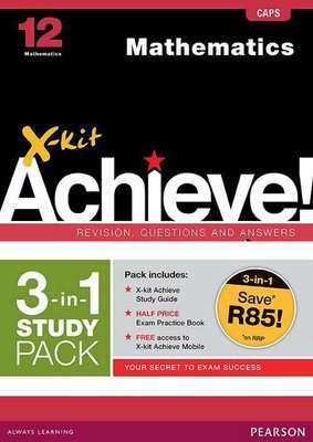 X-kit Achieve!: Mathematics - Grade 12 (3-in-1 pack) CAPS (Paperback)