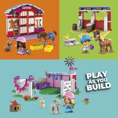 Mega Construx Barbie Horse Stables (304 Pieces)
