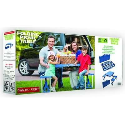 Eco Folding Picnic Table (Blue)