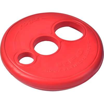 Rogz Flying Object Throwing Disc Dog Toy (Red)