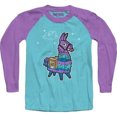 Fortnite Loot Llama Teen Girls Pyjamas (Aqua and Purple)