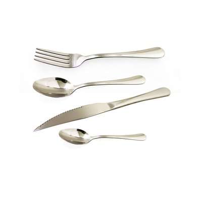 Fine Living 24 Piece Cutlery Set (Black)