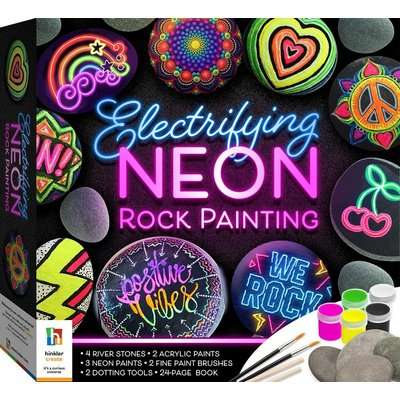 Electrifying Neon Rock Painting (Kit)
