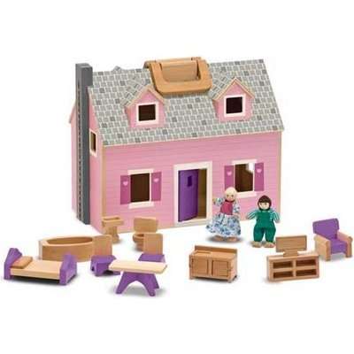 Melissa & Doug Doll Houses And Accessories - Fold and Go Mini Dolls House