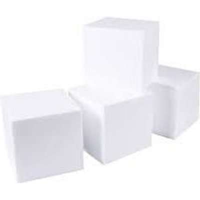 Dala Foamalite Foam Cube (50mm)(Pack of 4)(White)