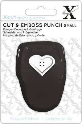 Xcut Cut & Emboss Punch (Small) - Heart Button