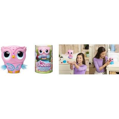 Owleez Interactive Baby Owl (Pink)