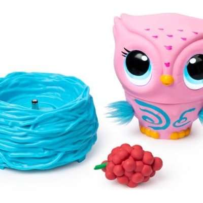 Owleez Interactive Baby Owl (Pink)