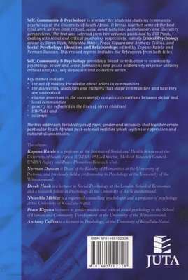 Self, Community & Psychology (Paperback)
