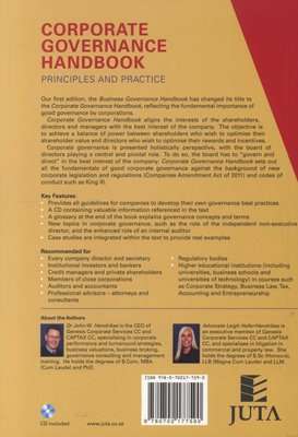Corporate governance handbook - Principles and practice (Paperback, 2nd ed)