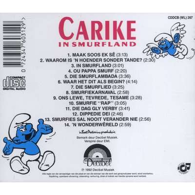Carike In Smurfland (CD)