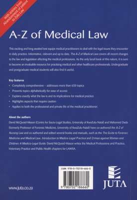 A-Z of medical law (Paperback)