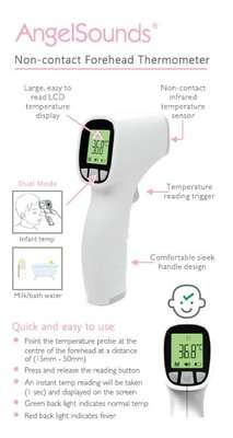 Angelsounds Non-Contact Forehead Thermometer