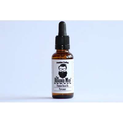 The Bearded Man Peppermint Beard Oil (30ml)