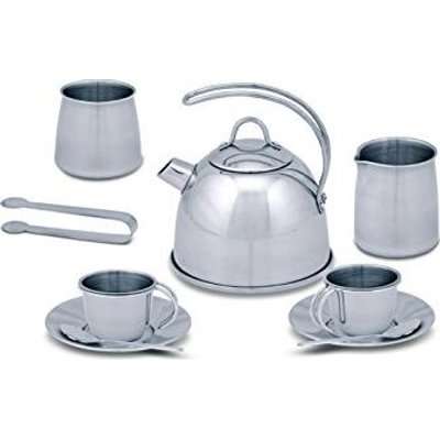 Melissa & Doug Pretend Play Metal Tea Set
