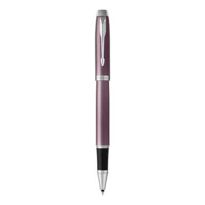 Parker IM Fine Nib Rollerball Pen (Light Purple with Chrome Trim)(Black Ink) - Presented in a Gift B