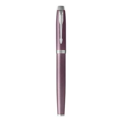 Parker IM Fine Nib Rollerball Pen (Light Purple with Chrome Trim)(Black Ink) - Presented in a Gift B