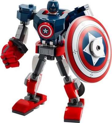 LEGO Marvel Avengers - Captain America Mech Armor (121 Pieces)