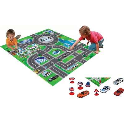 Kids Police Playmat With Accessories (70  80cm)