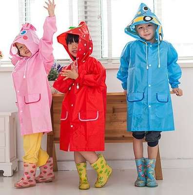 4AKid Raincoat Red Strawberry