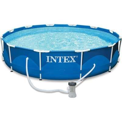 Intex Metal Frame Pool (366x76cm) - Including Pump