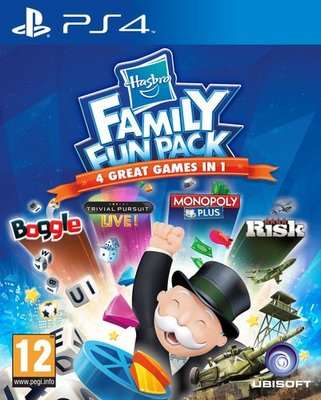 Hasbro - Family Fun Pack (PlayStation 4, Blu-ray disc)