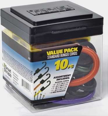 Smartstraps Standard Bungee Cords Value Pack (Pack of 10)