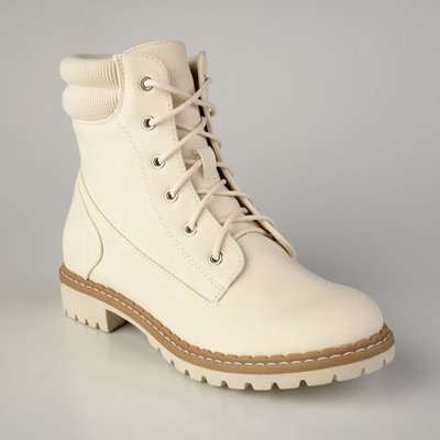 Madison Hunter Combat-style Boot (Bone)(6)