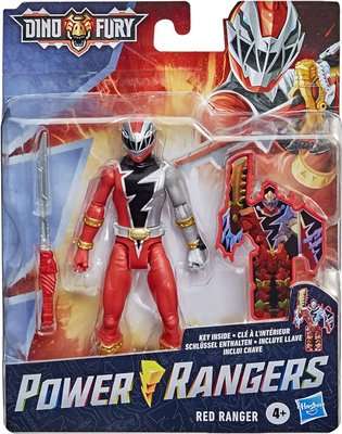 Power Rangers Dino Fury 6" Figure - Red Ranger