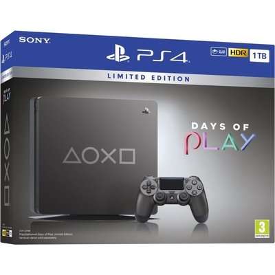 PlayStation 4 Slim Days of Play Limited Edition Console (1TB)
