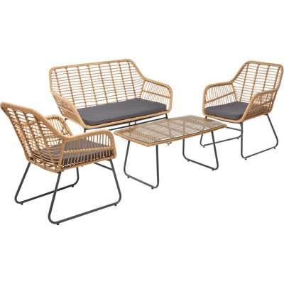Relax Furniture Arlo Patio Set (4 Piece)