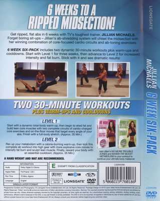 Jillian Michaels: Six Week Six-pack (DVD)