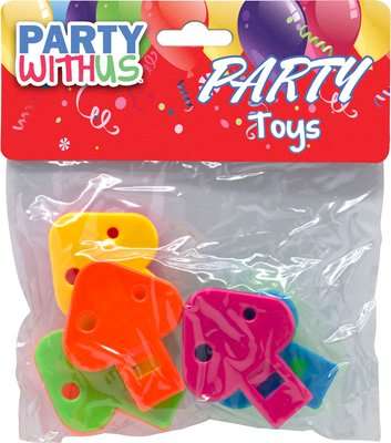Party Favour Voice Whistles 5's