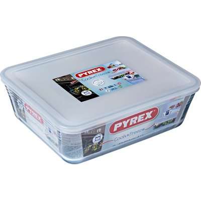 Pyrex Cook & Freeze Dish with Plastic Lid (4L)
