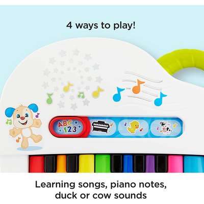 Fisher-Price Laugh & Learn Silly Sounds Light-Up Piano