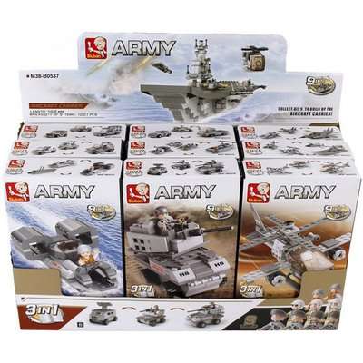 Sluban Army 3-in-1 Boxset (Supplied Design May Vary)