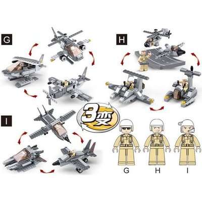 Sluban Army 3-in-1 Boxset (Supplied Design May Vary)