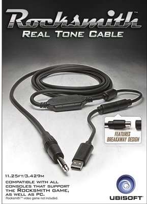Rocksmith Real Tone Cable for Consoles, PC and Mac - Rocksmith Game Not Included