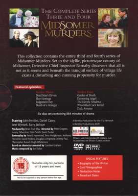 Midsomer Murders - Season 3 & 4 (DVD, Boxed set)