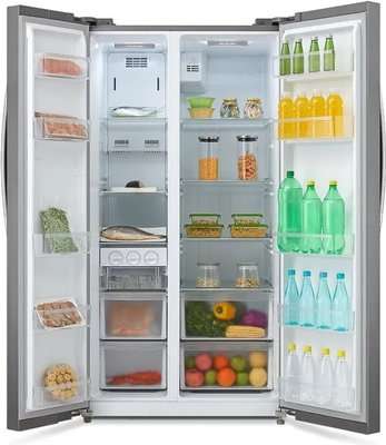 Midea 527L Side By Side Fridge/Freezer (Silver) - Use Coupon Code COOLCOUPON & Save R500