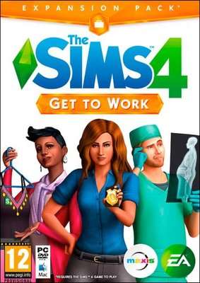 The Sims 4: Get to Work - Expansion Pack (PC, DVD-ROM)