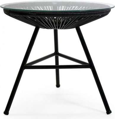 Fine Living Rope Coffee Table (Black)