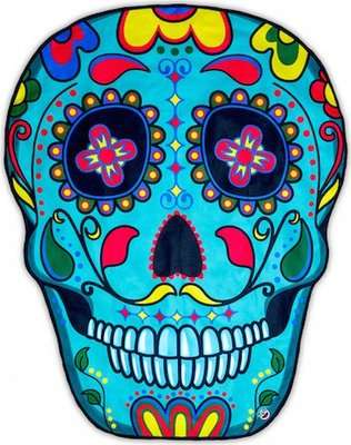 Big Mouth Inc Sugar Skull Beach Blanket