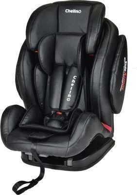 Chelino Racer Group 1,2 & 3 PU Leather Car Seat - Black
