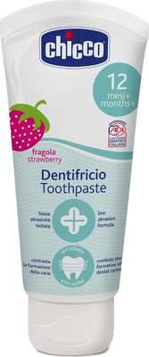 Chicco No Flouride Toothpaste (Strawberry | 50ml |12m+ )