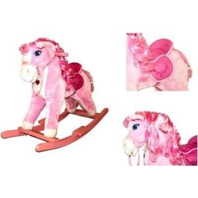Pink Rocking Horse with Sound And Wagging Tail