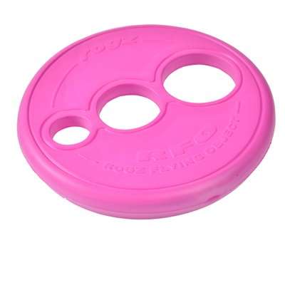 Rogz Flying Object Dog Throwing Disc Toy - Large 250mm (Pink)